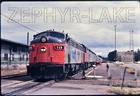 ZL-2573 Original Slide Amtrak #119 FP7A Passenger Action Salem OR  Station 1975