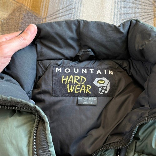 Herren Mountain Hardwear SubZero Daunen gefütterte Jacke Größe Large grün Outdoor - Bild 3 von 11