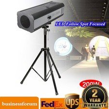 LED Follow Spot Light Manual Control Spotlight Stage Light Adjustable
