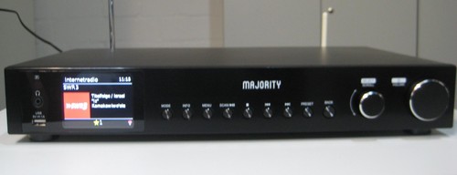 MAJORITY Fitzwilliam 3 Digital-Tuner: Internet-Radio, USB, FM, DAB+ und Bluetoot
