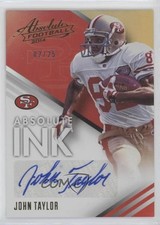 2014 Panini Absolute Ink Spectrum Gold 2/25 John Taylor #AB-JTA Auto z5i