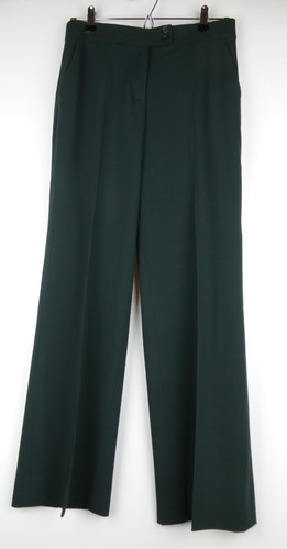 Etro Green Size 42 Dress Pants 97% wool Made in Italy