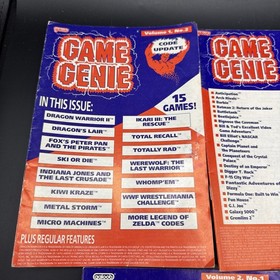 Game Genie Enhancer Codebook & Programming Manual NES & CODE UPDATE Nintendo Lot