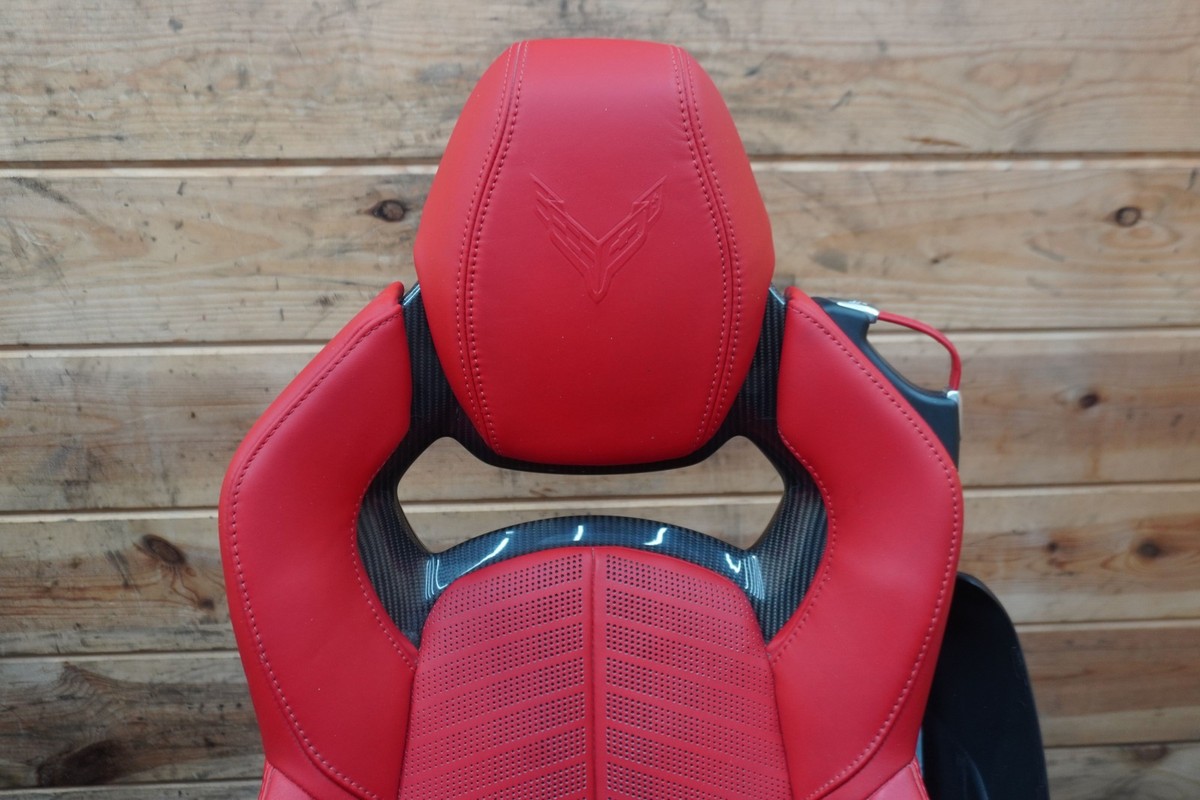 C8 Corvette GT2 Carbon Fiber Bucket Seats Front Driver Passenger