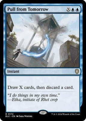 2024 Magic: The Gathering: BLC - Pull from Tomorrow (#172, R, Near Mint)