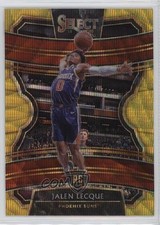 2019-20 Panini Select Concourse Tmall Gold Wave Prizm Jalen Lecque #82 0c6