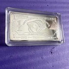 German Mint 1 oz Silver Bullion Bar Buffalo Design