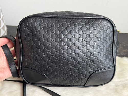 Bolso para cámara GUCCI Microguccissima Bree negro - Imagen 3 de 21