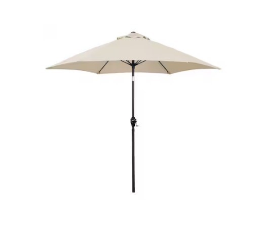 9-ФУТОВЫЙ АЛЮМИНИЕВЫЙ ЗОНТ ASTELLA MARKET PATIO С КНОПОЧНЫМ НАКЛОНОМ - АНТИЧНЫЙ БЕЖЕВЫЙ 16090₽