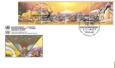 ENVIRONMENT CLIMATE UNITED NATION GENEVE 1993 FDC COVER