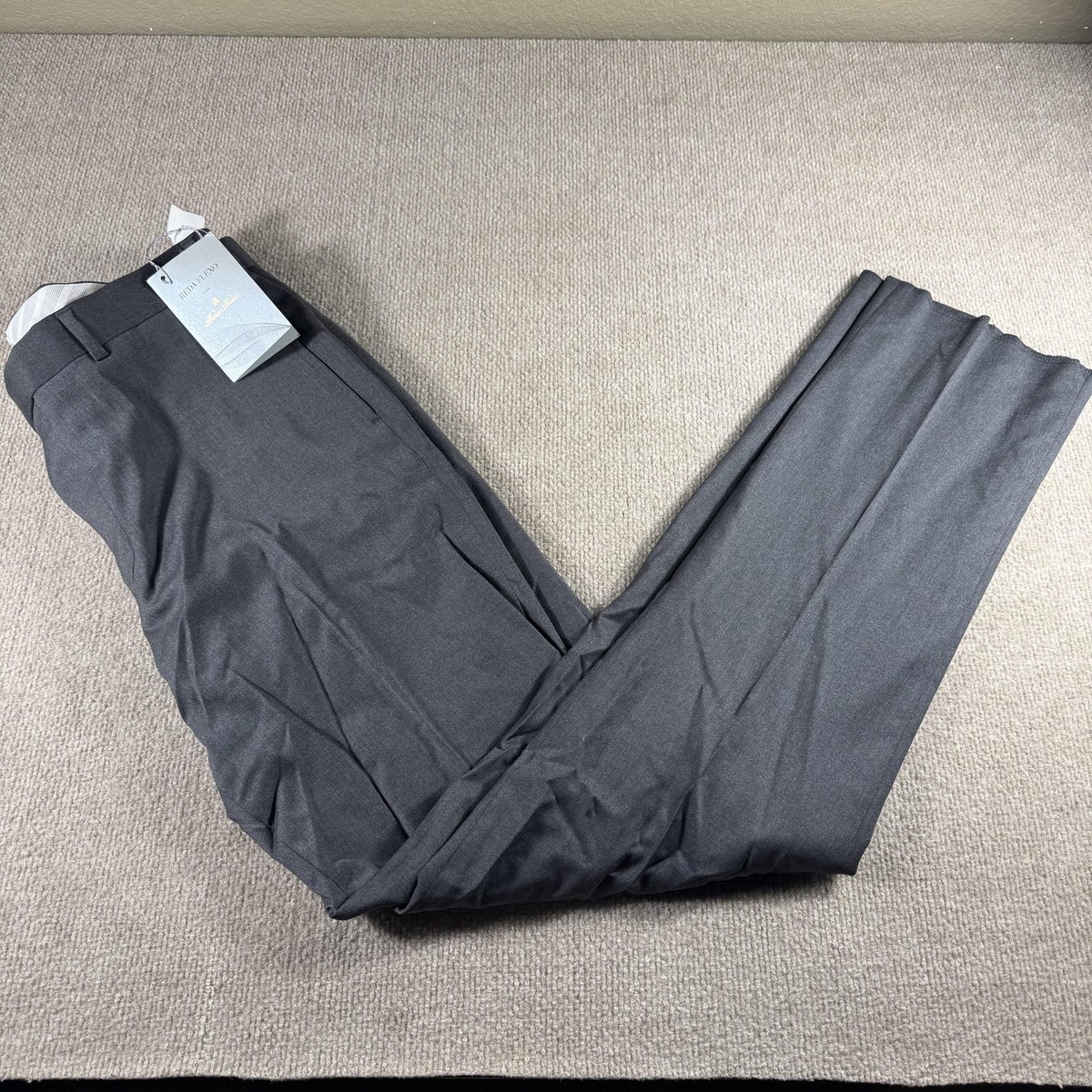 Brooks Brothers Dress Pants Mens 36x30(35) Gray Regent Fit BrooksFlex Reda  Flexo | eBay