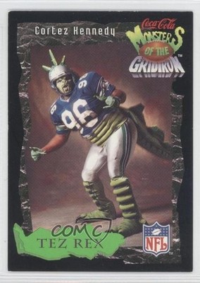 1994 Classic Pro Line Live Coca-Cola Monsters of the Gridiron Cortez Kennedy 0a1