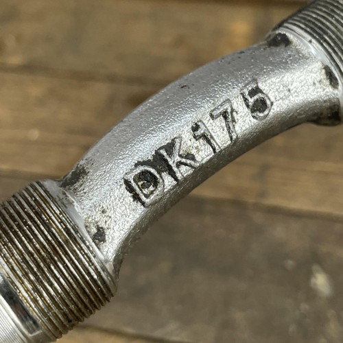 Vintage Mongoose BMX Crank Arm Set DK175 Chromoly Old School CrMo 1pc Cranks - Picture 7 of 11