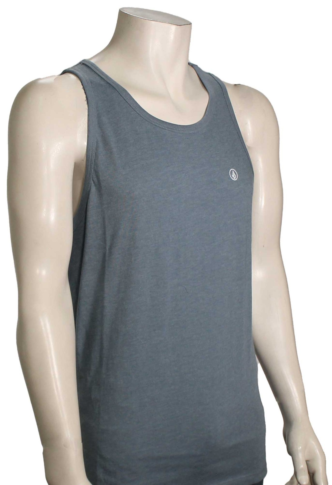 Volcom Solid Heather Tank - Stone Blue - New
