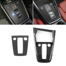Kohlefaser Mittelkonsole Schaltknüppel Rahmen Abdeckung für Audi A3 8Y 19-21 LHD