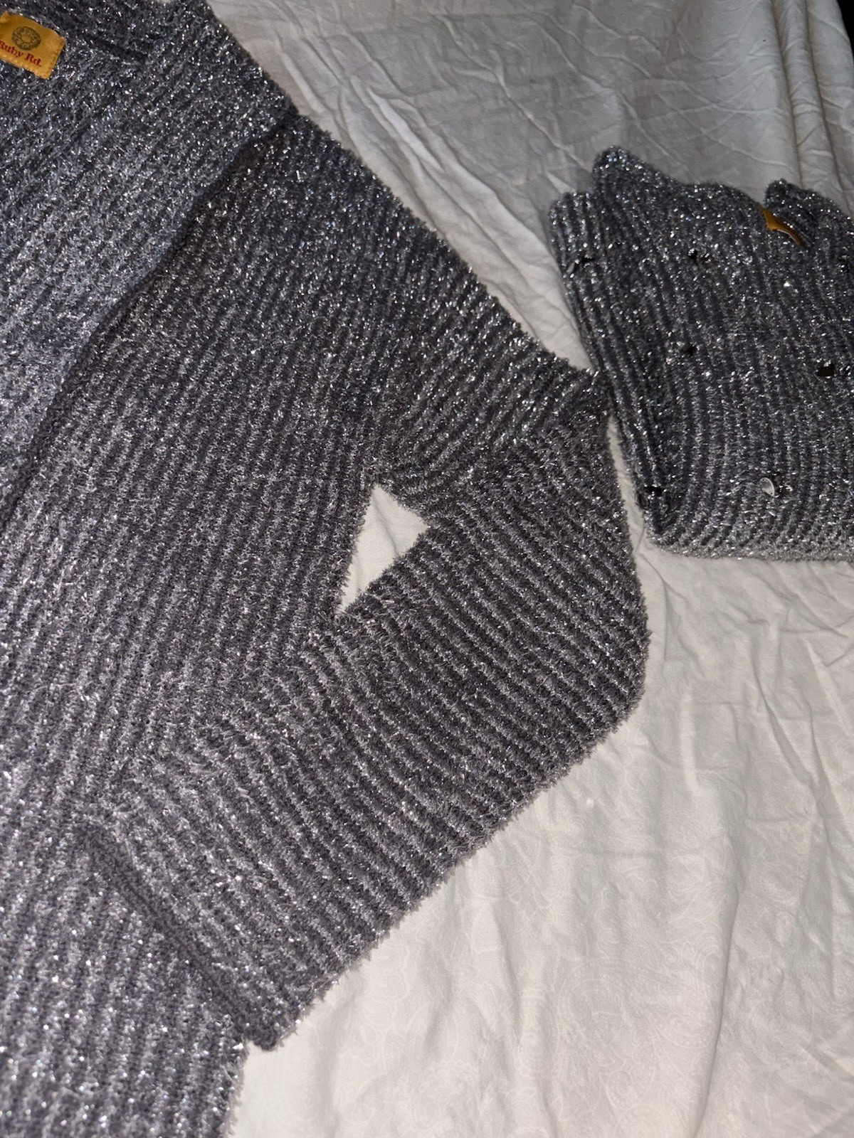 RUBY RED SILVER SPARKLE 2 PIECE LONG SLEEVED JACK… - image 16