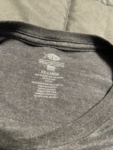 Aftco American Fishing Tackle Co. Gray Long Sleeve XXL Built To Fish - Bild 5 von 8