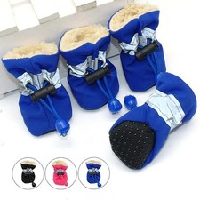 Waterproof Dog Shoes Anti-Slip Pet Rain Snow Boots for Small Dogs Cats Pet's
