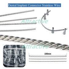 Dental Implant Connector Stainless Wire Overdenture MU-Twist Wires Strengthener
