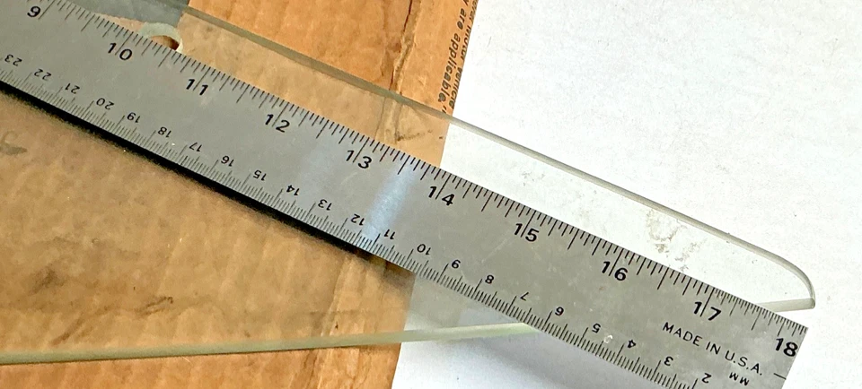 MOPAR 3493320 Vent Window Glass RH OEM NOS Dodge Dart Valiant Scamp 1970-1976 - Image 4 of 4