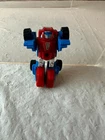 Vintage 1974 G1 Transformers Minibot Gears Action Figure Robot Car Red Blue