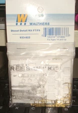 Walthers 933-822 Dress-Up Kit Fits HO Scale Athearn Blue Box F7 F9 A/B units