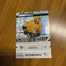 2023-24 UD Credentials Debut Ticket Access Spencer Stastney 452/999 #118