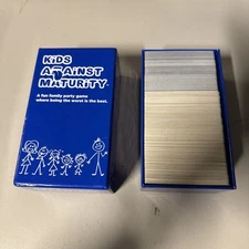 Kids Against Maturity Card Game