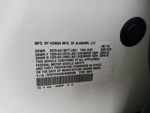 AC Condenser Fits 14-18 MDX 3047368 - Picture 8 of 12