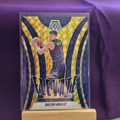 2024-25 Panini Mosaic Basketball Dalton Knecht Elevate #18 RC Yellow Prizm /99
