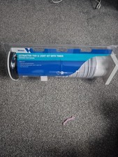 Wickes 4 Inch Extractor Fan & Light Kit With Timer