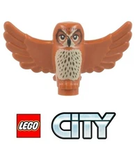 LEGO City - Dark Orange Owl Minifigure with Spread Wings from Set 60353 - NEW