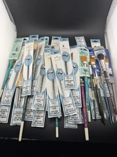 39 Paint Brushes by Loew-Cornell Martin F. Weber Grumbacher Windsor Newton Misc