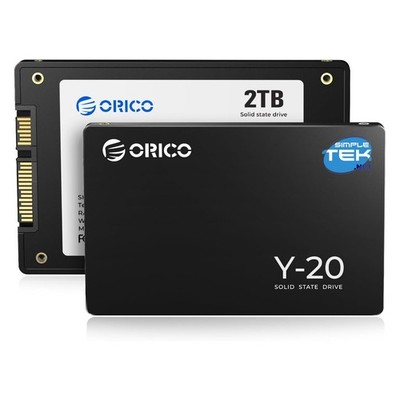 ORICO Y-20 SSD 2TB 2,5'' SATA III 500MB/s Für Laptop Desktop PC NAS Schwarz