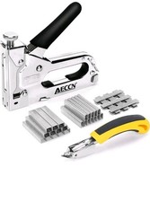 AECCN Staple Gun with Remover - Heavy Duty Gun Kit with 2100 Staples 0.0051 per staple