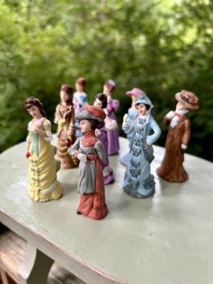 Lot Of Avon Lady Figurines 1977