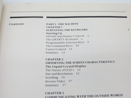 CBS Computer Books: Exploring the Radio Shack Model 100 by Marvin C. Mallon RARE - Picture 5 of 15