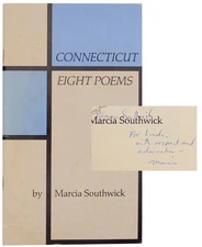 Marcia SOUTHWICK / CONNECTICUT EIGHT POEMS Signed First Edition 1981 #156955
