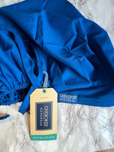 Cherokee Authentic workwear Scrub hat in the color Royal Blue - Picture 4 of 5