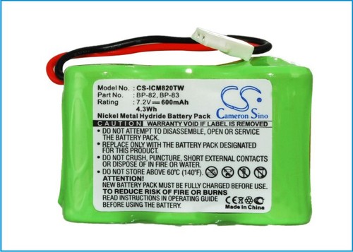 Batterie 600mAh type BP-235 BP-236 BP-254 BP-82 BP-83 BP-84 pour Icom IC-24 - Photo 5/5