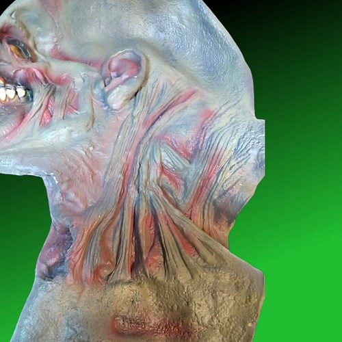 Zombie Undead Realistic Latex Rubber Halloween Costume Full Head Mask Scary 1997 - Picture 11 of 13