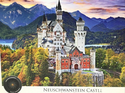Eurographics Neuschwanstein Castle, Bavaria, Germany 1000 Pc. Jigsaw Puzzle - Picture 2 of 9