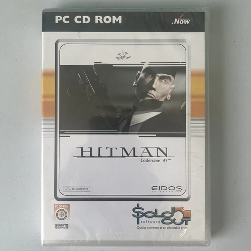 Hitman Codename 47 PC CD ROM 2000 Sold Out Software Release 2003 New Sealed CIB