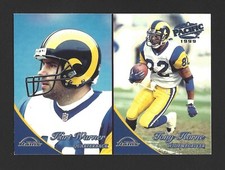 1999 Pacific #343 KURT WARNER Raw - St. Louis Rams - RC; w/ Tony Horne - HOF
