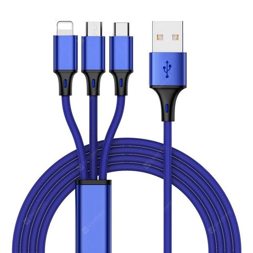 Phone Fast Charger For Samsung USB Universal 3 in 1 Multi Cable IOS Type C Lead - Picture 10 of 16