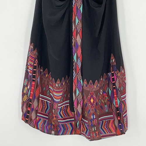 Twelfth Street by Cynthia Vincent Dress Womens Medium M Silk Printed Racerback - Picture 7 of 12
