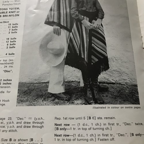 Patons Book 967 Ponchos and Shawls - Picture 8 of 15