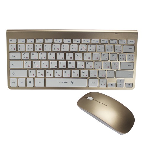 Lacerto® | rosyjsko-niemiecka bezprzewodowa klawiatura i mysz 2,4 GHz, kombi BELA-DR612 - Zdjęcie 14 z 16