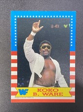 1987 Topps WWF Koko B. Ware #5 Rookie Set Break WWE Wrestling Stars HOF