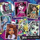 Official Monster High 2016 Square Calendar Danilo Promotions Limi. 9781780548524